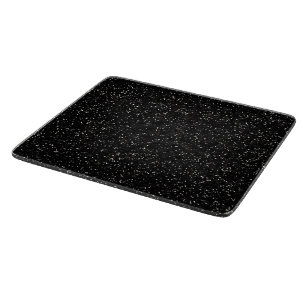 Sparkly Black & Silver Glitter Cutting Board
