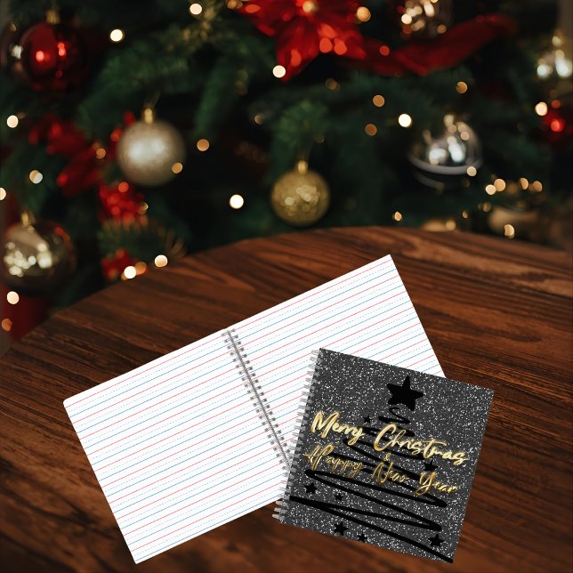 Sparkly Black Spiral Notebook (Creator Uploaded)