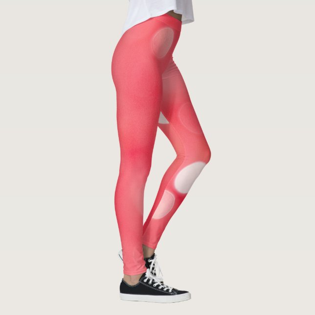 Sparkly Bokeh Background Leggings (Right)