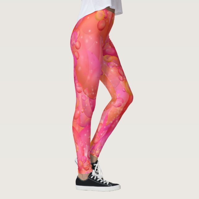 Sparkly bubbles congrats leggings (Right)