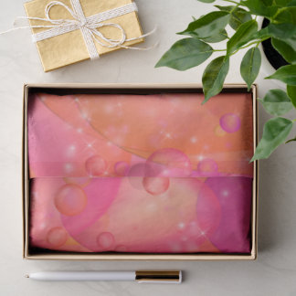 Sparkly bubbles congrats tissue paper