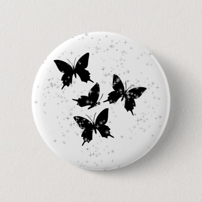 Sparkly butterfly button (Front)