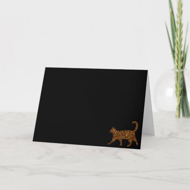 Sparkly Cat Card (Front)