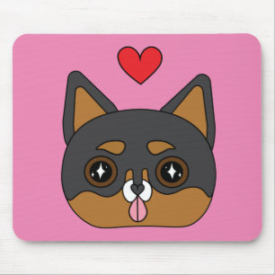 Sparkly chihuahua mouse mat