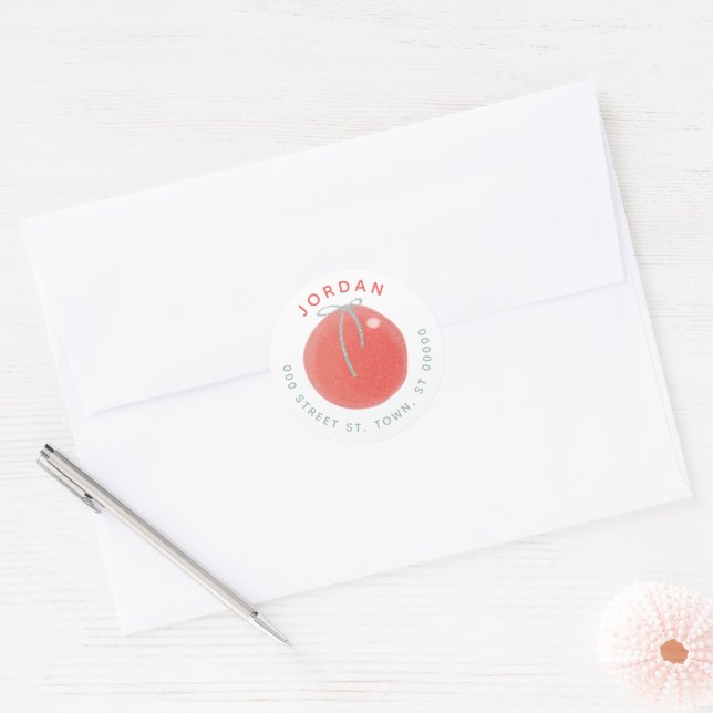 Sparkly Christmas Envelope Seal (Envelope)
