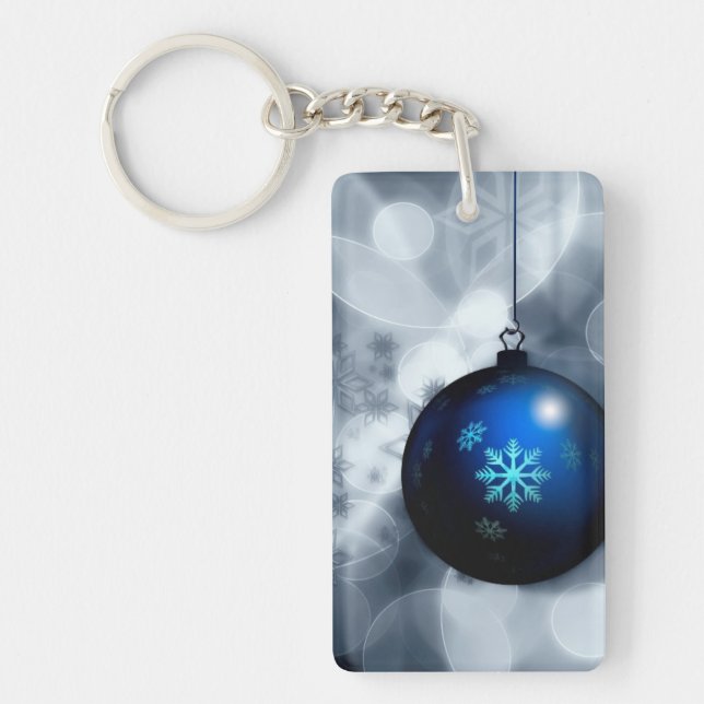 Sparkly Christmas Key Ring (Front)