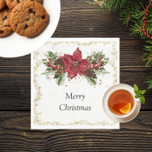 Sparkly Christmas Napkins