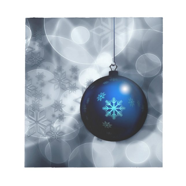 Sparkly Christmas Notepad (Front)