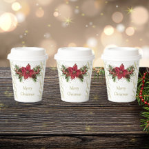Sparkly Christmas Paper Cup