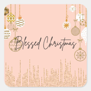 Sparkly Christmas stickers