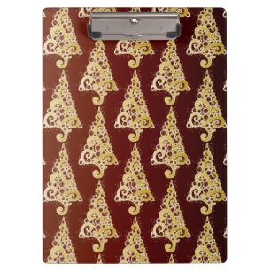 Sparkly Christmas Tree Clipboard