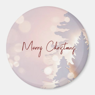 Sparkly Christmas Tree Magnet