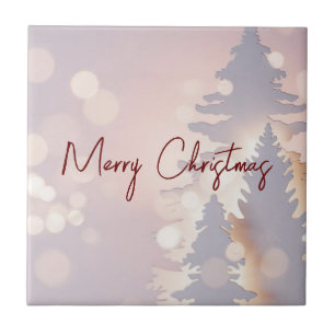 Sparkly Christmas Tree Tile