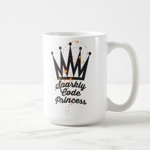 Sparkly Code Princess Mug