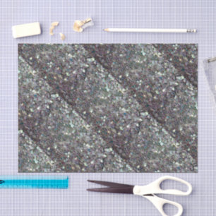 Sparkly colourful silver mosaic tiled pattern tissue paper