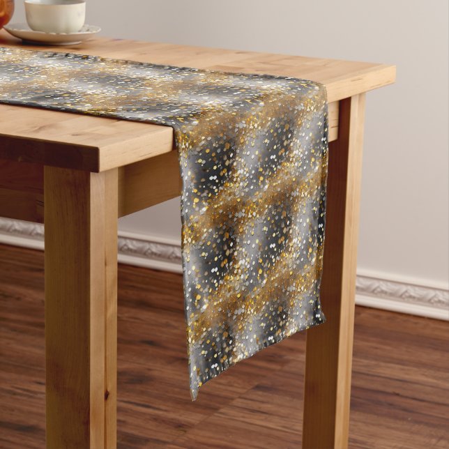 Sparkly Decorative Gold & Silver  Long Table Runner (In Situ)