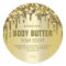 Sparkly Dripping Gold Glitter Body Butter Labels