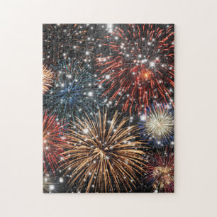 Sparkly Fireworks Puzzle