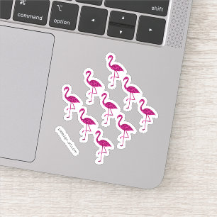 Sparkly flamingo Pink glitter sparkles pattern