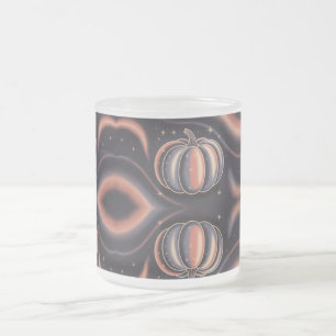 Sparkly Frosted Glass Halloween Mug