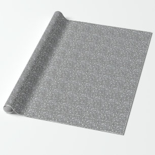 Sparkly Glittery Vibrant Silver Wrapping Paper