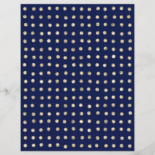 Sparkly Gold Crystal Glitter Dots Scrapbook Paper