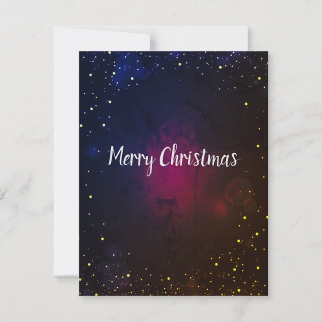 Sparkly, Gorgeous, Beautiful, Holiday Card (Front)