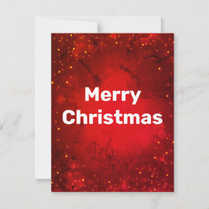 Sparkly, Gorgeous, Beautiful, Red Holiday Card
