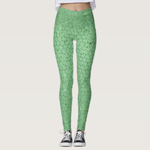 Sparkly Green Leggings
