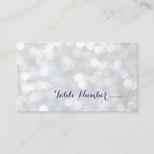 Sparkly Lights Escort Card
