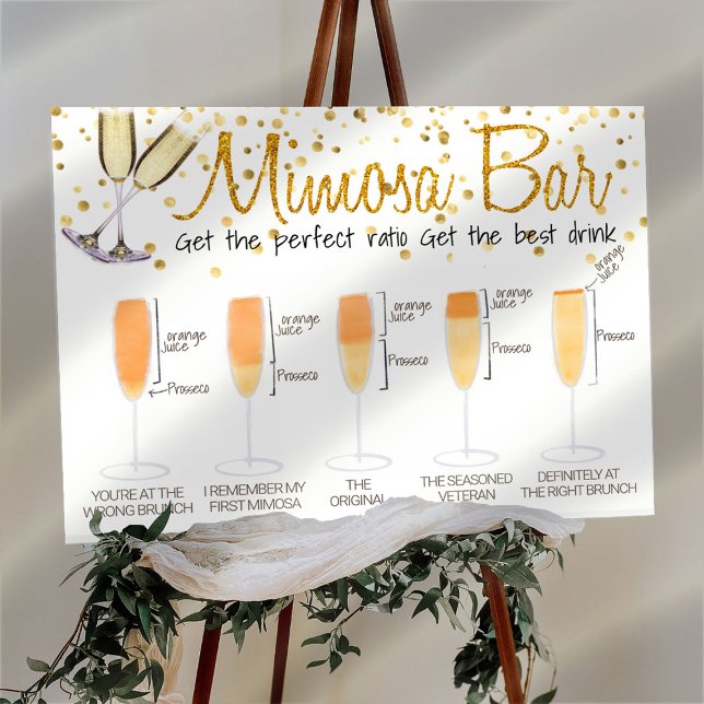 Sparkly Mimosa Bar Bridal brunch Sign (Creator Uploaded)