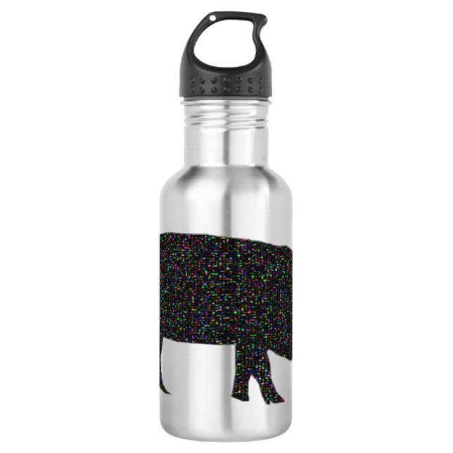 Sparkly Pig 710 Ml Water Bottle (Front)
