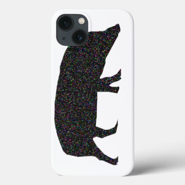 Sparkly Pig Case-Mate iPhone Case (Back)