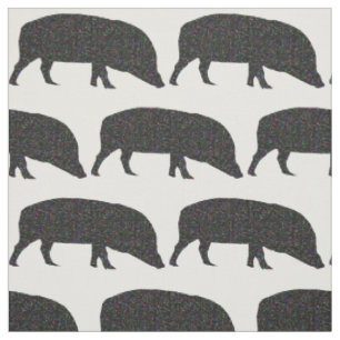Sparkly Pig Patterned Craft Fabric