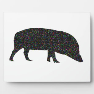 Sparkly Pig Plaque