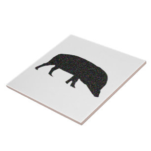 Sparkly Pig Tile