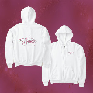 Sparkly Pink Bride  Hoodie