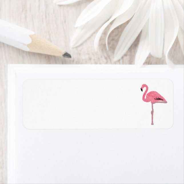 Sparkly pink flamingo tropical Christmas (Insitu)