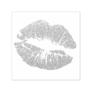 Sparkly Pink Lips Self-inking Stamp