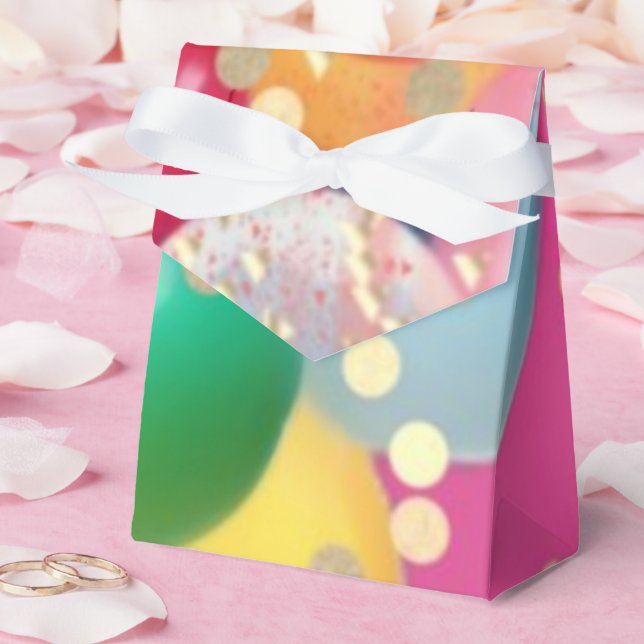 Sparkly Pink Party  Favour Box (Wedding)