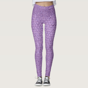 Sparkly Purple Leggings
