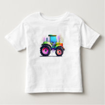Sparkly Rainbow tractor for boys and girls