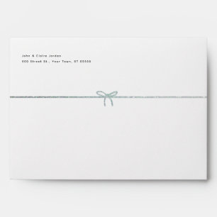 Sparkly Ribbon Envelope