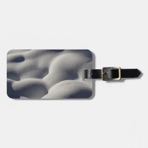 Sparkly Snow Mounds Abstract Nature Luggage Tag