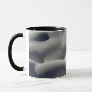 Sparkly Snow Mounds Abstract Nature Mug