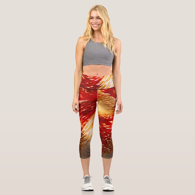 Sparkly Soiree Firey Leggings  (Front)