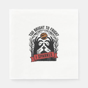 Sparkly Spooky Hands Vintage Halloween Graphic_1 Napkin