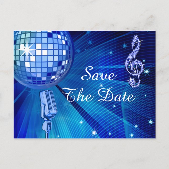 Sparkly Stiletto Heel 30th Birthday Save The Date Announcement Postcard (Front)