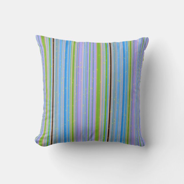 Sparkly Stripes  Cushion (Front)