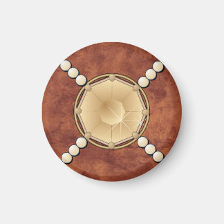 Sparkly Topaz and Pearls Kitchen Magnet